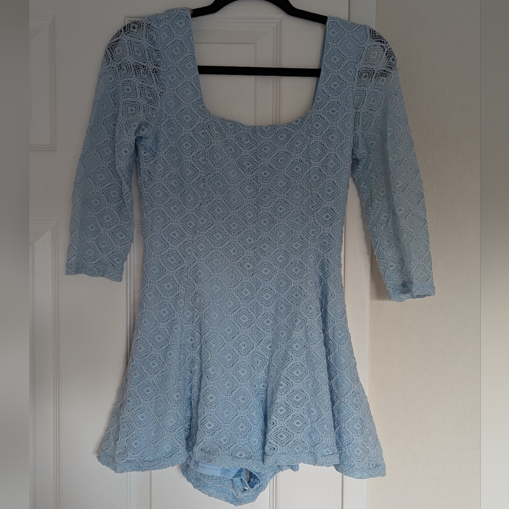 Light Blue Lace Dress